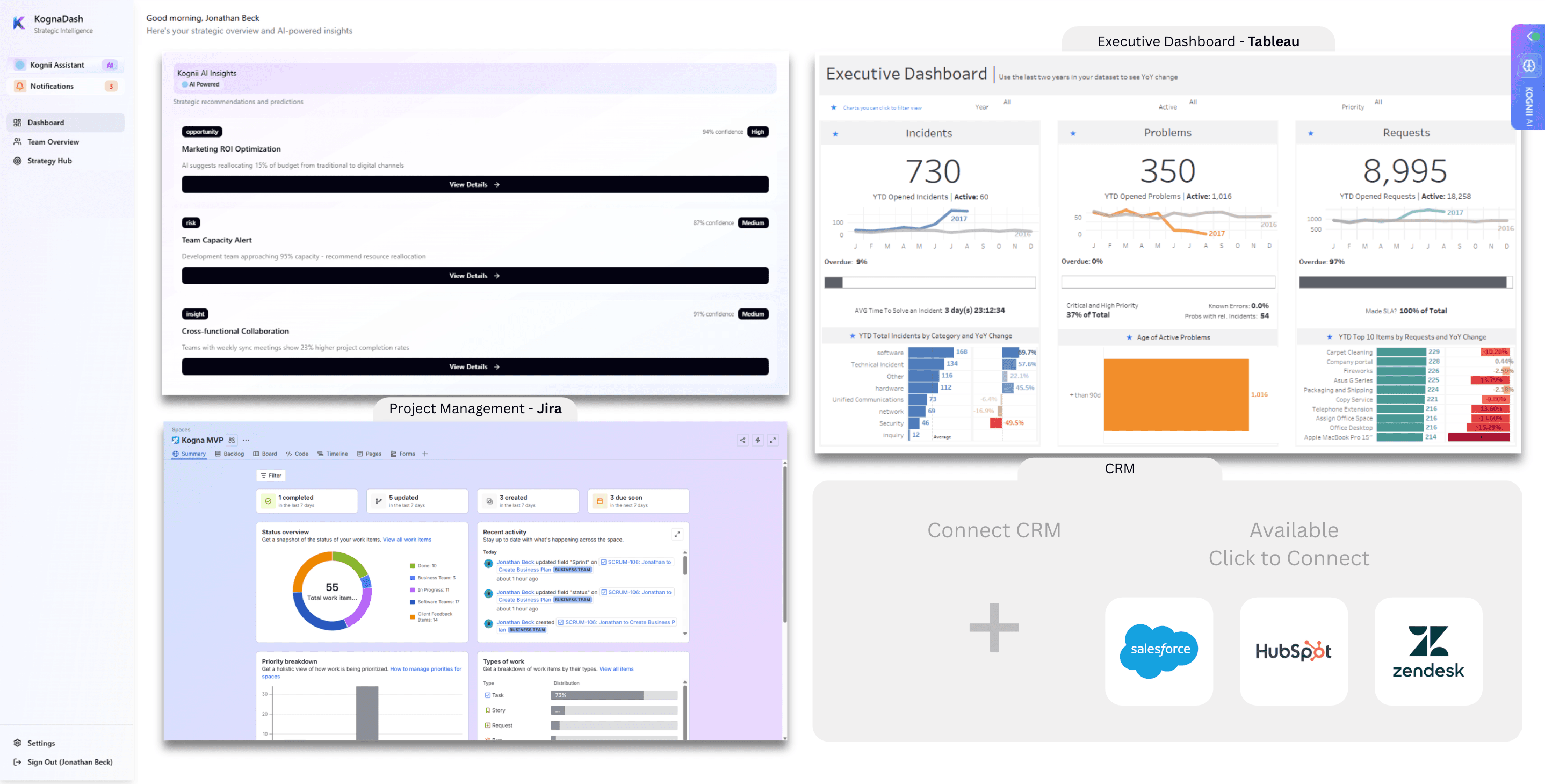 Kogna Dashboard Interface